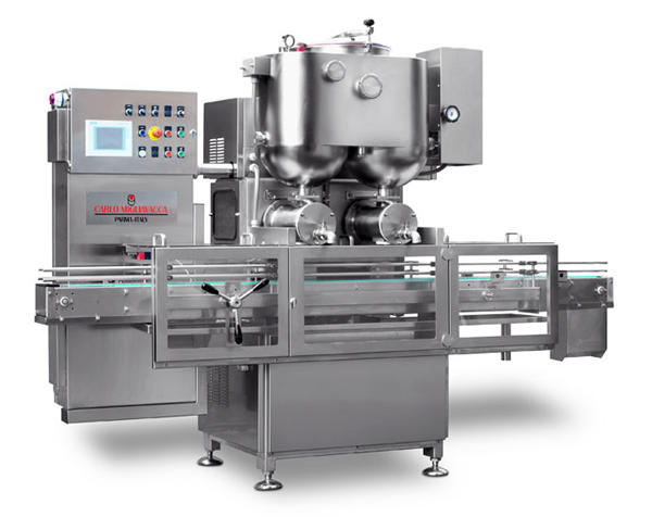 Buru bikoitza Fruta erdi-automaiko marmelada betetzeko makina